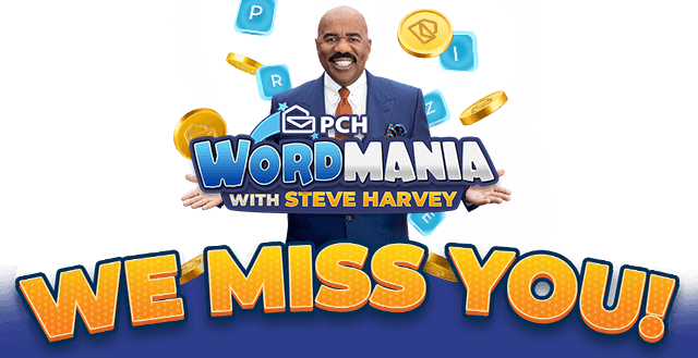 Publishers Clearing House Wordmania With Steve Harvey. We Miss You!